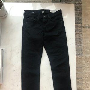 Rag and Bone Black Skinny Jeans